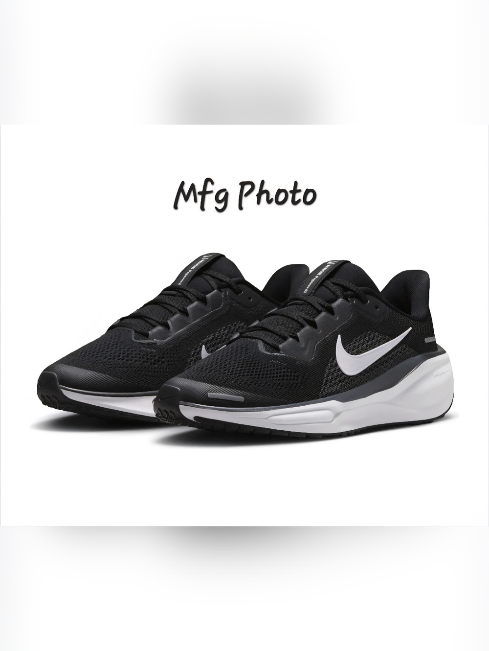NWOT Nike Air Zoom Pegasus 41 'Black Anthracite White', Youth 7 - Picture 1 of 10